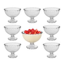 Jogo 8 Taças Cristal Chumbo para Sobremesa Pearl Wolff 200ml