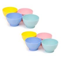 Jogo 8 Tigelas Bowl 300ml Cumbuca Sobremesa Sorvete Sopa