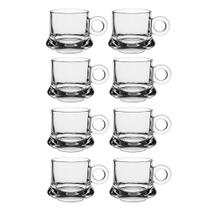 Jogo 8 Xícara de Café Caneca Vidro Robusta Lisa 85ml Em Casa Tem Jogo 8 Xícara de Café Caneca Vidro Robusta Lisa 85ml Em Casa Tem