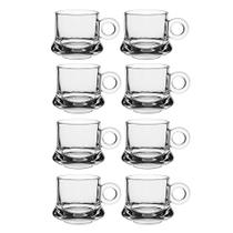 Jogo 8 XícarasDe Café Caneca Vidro Robusta Lisa 85ml Em Casa Tem Jogo 8 XícarasDe Café Caneca Vidro Robusta Lisa 85ml Em Casa Tem