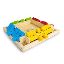 Jogo Abre e Fecha da BrinqMutti - Brinquedo Educativo de Madeira, Desafio da Matemática para 2 ou 4 jogadores - Cód. M046 Jogo Abre e Fecha da BrinqMutti - Brinquedo Educativo de Madeira, Desafio da Matemática para 2 ou 4 jogadores - Cód. M046