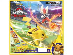 Jogo Academia de Batalha Estampas Ilustradas - Pokémon Copag 180 Cartas