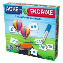 Jogo Ache E Encaixe Sílabas E Quantidades Didático