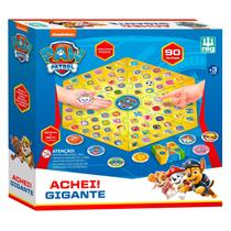 Jogo Achei! Tabuleiro Gigante Patrulha Canina Com 90 Fichas Nig Brinquedos