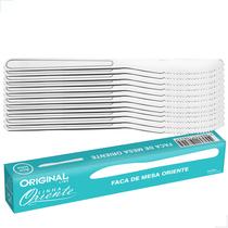 Jogo Aço Inox 12 Facas Churrasco Buffet Restaurante Oriente