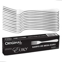 Jogo Aço Inox 12 Garfo Mesa Churrasco Restaurante Euro Kit Linha Premium