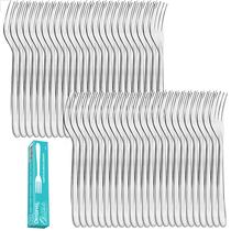 Jogo Aço Inox 48 Garfo Mesa Churrasco Restaurante Oriente