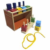 Jogo Ações Combinadas - Madeira - Brinqmutti Jogo Ações Combinadas - Madeira - Brinqmutti