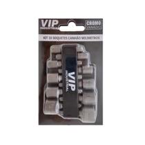 Jogo Adaptador Magnético Soquete Canhão Haste 1/4 - 4 a 13mm 10 Peças Viptools Jogo Adaptador Magnético Soquete Canhão Haste 1/4 - 4 a 13mm 10 Peças Viptools