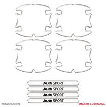 Jogo adesivo protetor maçaneta carro audi sport resinado transparente Jogo adesivo protetor maçaneta carro audi sport resinado transparente