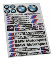 Jogo Adesivos Capacete Bmw Motosport Resitank