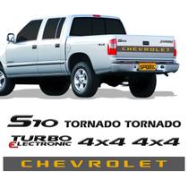 Jogo Adesivos Chevrolet S10 Tornado 4x4 Turbo 2007 Completo