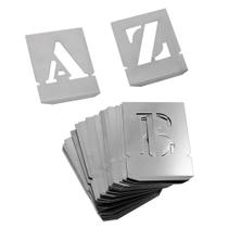 Jogo Alfabeto Chapa 50 mm 26 peças - Krause Jogo Alfabeto Chapa 50 mm 26 peças - Krause