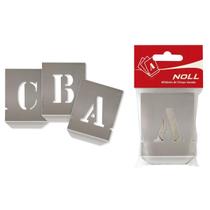 Jogo Alfabeto Chapa Vazada 25mm - 27 Peças (136,0011) - Noll