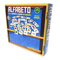 Jogo alfabeto em madeira 51 pcs - madeira - Pais Filhos Jogo alfabeto em madeira 51 pcs - madeira - Pais Filhos