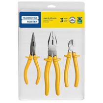 Jogo Alicate com 3 peças Master Bico-Univ-Crte Jogo Alicate com 3 peças Master Bico-Univ-Crte