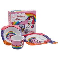 Jogo Alimentação Melamine Unicórnio Yazi Jogo Alimentação Melamine Unicórnio Yazi