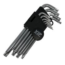 Jogo Allen Torx T9 A T50 Curta 10 Peças 904726 Vip