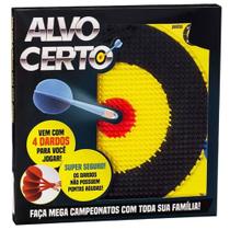 Jogo Alvo Certo Cardoso Toys com 4 Dardos Jogo Alvo Certo Cardoso Toys com 4 Dardos