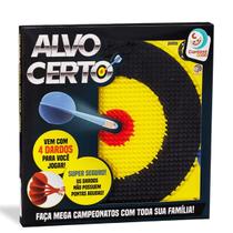 Jogo Alvo Certo Com Quatro Dardos Cardoso Toys 8401