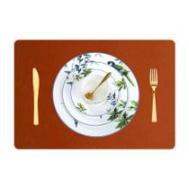 Jogo Americano 10 Lugares Mesa Posta Supla couro resistente Jogo Americano 10 Lugares Mesa Posta Supla couro resistente