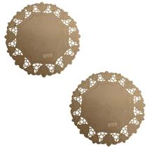 Jogo Americano 2 pecas Bege - bordado - 45 cm Tulipas Jogo Americano 2 pecas Bege - bordado - 45 cm Tulipas