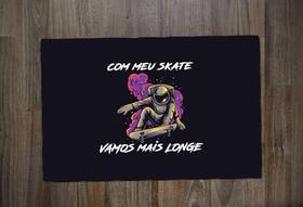 Jogo Americano 2 unidades Retangular Neoprene Skate SK8 Skateboarding