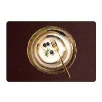 Jogo Americano 20 Lugares Mesa Posta Supla couro resistente Jogo Americano 20 Lugares Mesa Posta Supla couro resistente