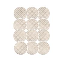 Jogo Americano 38cm Dourado Kit 12 Rafimex Jogo Americano 38cm Dourado Kit 12 Rafimex