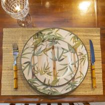 Jogo Americano 4 Lugares Em Junco 30cmx40cm Jogo Americano 4 Lugares Em Junco 30cmx40cm