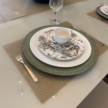 Jogo Americano 4 Lugares Mesa Posta Impermeável Limpa Fácil Jogo Americano 4 Lugares Mesa Posta Impermeável Limpa Fácil