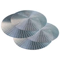 Jogo Americano 4 Peças Mesa Posta Mesa Redondo Linha Luxo Tamanho Grande Modelo Egípcio em PVC Jogo Americano 4 Peças Mesa Posta Mesa Redondo Linha Luxo Tamanho Grande Modelo Egípcio em PVC