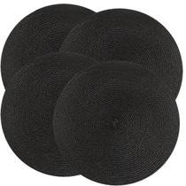 Jogo Americano 4 Peças Sousplat Redondo 38cm Fácil De Limpar Jogo Americano 4 Peças Sousplat Redondo 38cm Fácil De Limpar