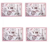 Jogo Americano 4 (quatro) unidades Paris Jogo Americano 4 (quatro) unidades Paris