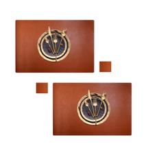 Jogo Americano 50 Lugares Mesa Posta Supla couro resistente