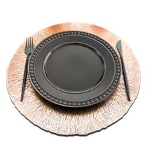 Jogo Americano 6 Peças Jogo de Mesa Redondo Suplar Elegante