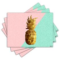 Jogo Americano - Abacaxi com 4 peças - 1008Jo