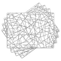 Jogo Americano - Abstrato com 4 peças - 516Jo Jogo Americano - Abstrato com 4 peças - 516Jo