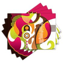 Jogo Americano - Abstrato com 4 peças - 606Jo Jogo Americano - Abstrato com 4 peças - 606Jo