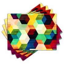 Jogo Americano - Abstrato com 4 peças - 678Jo Jogo Americano - Abstrato com 4 peças - 678Jo