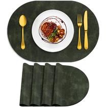 Jogo Americano ADRIMER Oval 31 x 43 cm Resistente ao Calor, 4 Peças