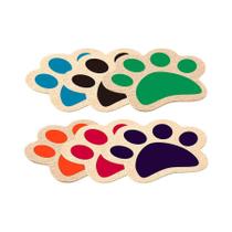Jogo Americano Alklin Pet Pata para Cães e Gatos - Cores Sortidas - Pequeno