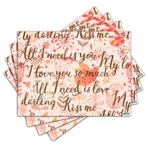 Jogo Americano - All I Need com 4 peças - 619Jo