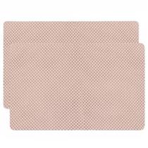 Jogo Americano Antiderrapante Todos Dias Rosa Suave 6 Peças Jogo Americano Antiderrapante Todos Dias Rosa Suave 6 Peças