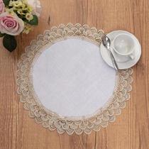 Jogo Americano Argivai Indonésia Ouro 38Cm Redondo 2 Peças Jogo Americano Argivai Indonésia Ouro 38Cm Redondo 2 Peças