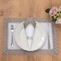 Jogo Americano Argivai Indonésia Prata 35cm x 50cm 2 Peças