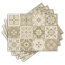 Jogo Americano - Azulejo com 4 peças - 1160Jo Jogo Americano - Azulejo com 4 peças - 1160Jo