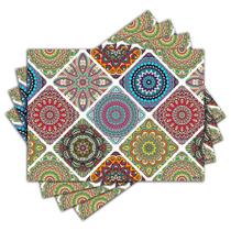 Jogo Americano - Azulejos com 4 peças - 1145Jo Jogo Americano - Azulejos com 4 peças - 1145Jo