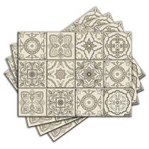 Jogo Americano - Azulejos com 4 peças - 1147Jo Jogo Americano - Azulejos com 4 peças - 1147Jo