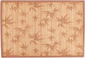 Jogo Americano Bambu Cru Floral Jantar 30X45 - 4 Unidades